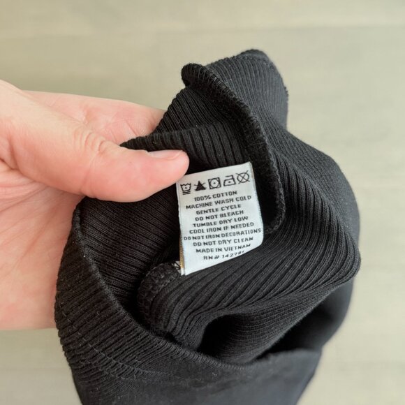 Aime Leon Dore Embroidered Logo Tank Top Mens size L 100% cotton Black - Picture 9 of 9